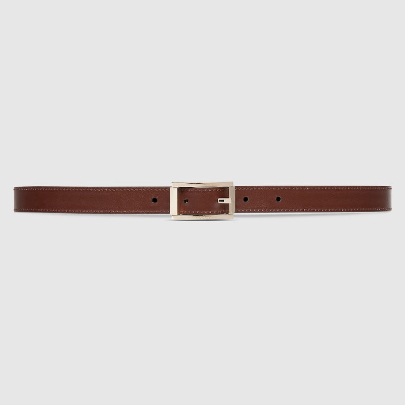 Reversible thin belt with rectangular buckle - Image 4